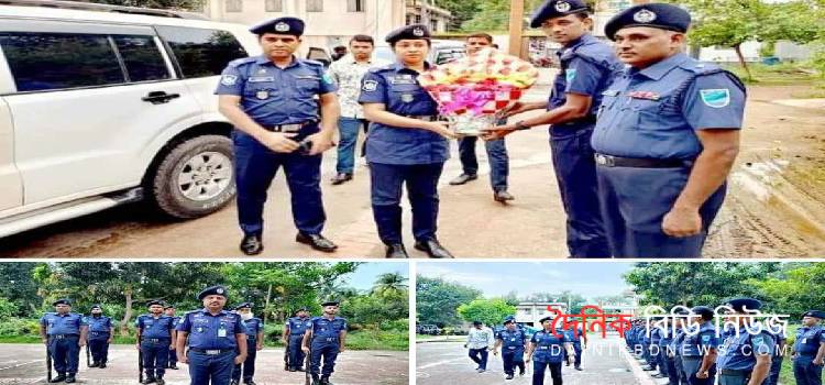 পুলিশ সুপার আফিফা'র গোপালগঞ্জ সদর থানা পরিদর্শন