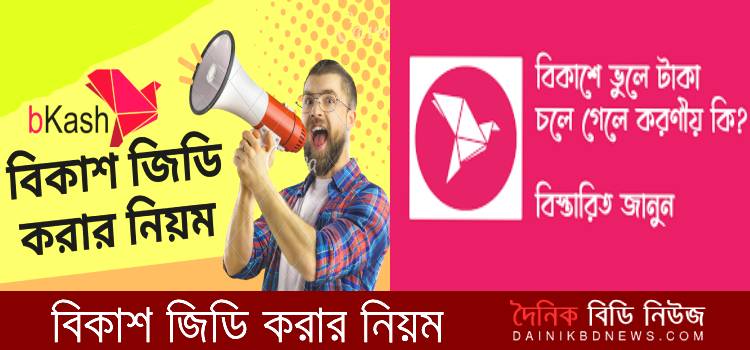 বিকাশ জিডি করার নিয়ম