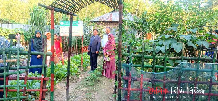 ইফনাফ প্রকল্পের পারিবারিক পুষ্টি বাগান 