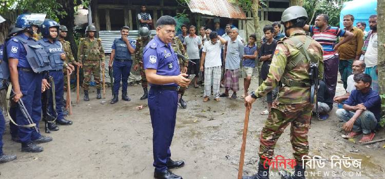 মোরেলগঞ্জে সেনাবাহিনী