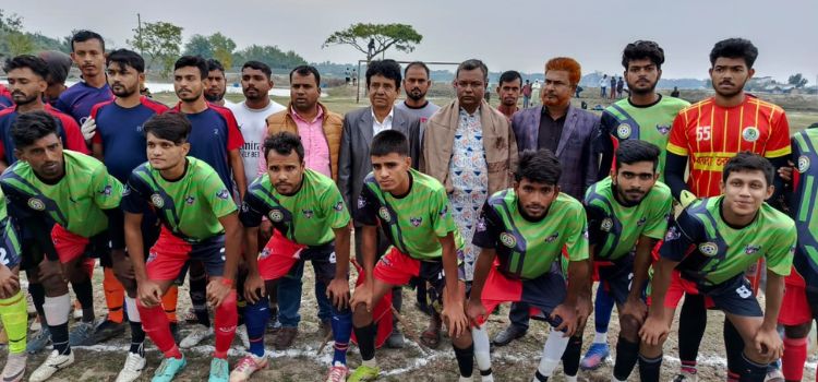 at dolio khalid srity football tournament udhvodon