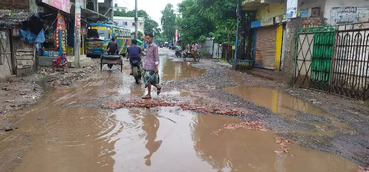 vari bristypater fole paikgachar rasta venge khana khondo