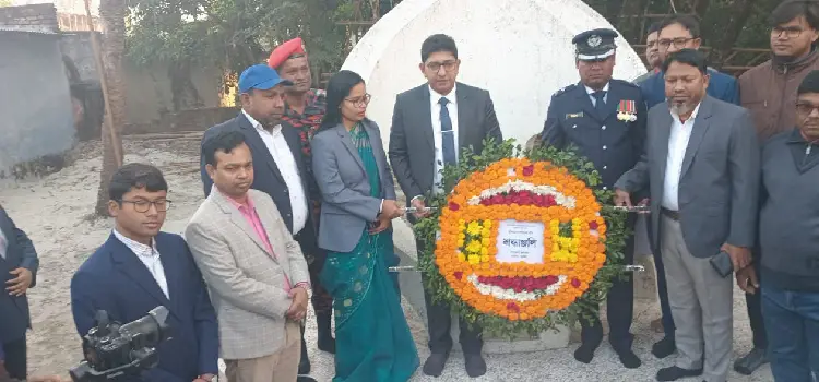 shahidder proti upojela proshashoner sroddha